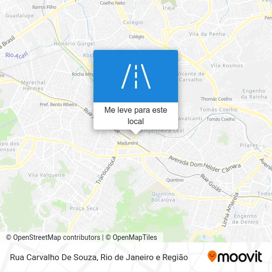Rua Carvalho De Souza mapa