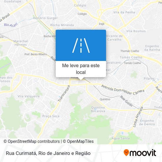 Rua Curimatá mapa