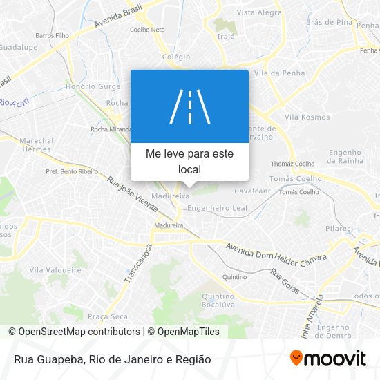 Rua Guapeba mapa