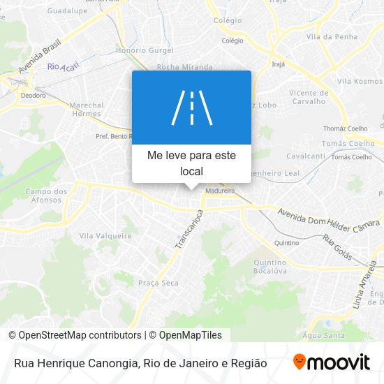 Rua Henrique Canongia mapa