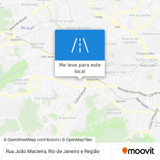 Rua João Macieira mapa