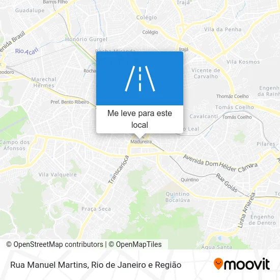 Rua Manuel Martins mapa