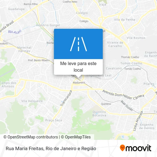 Rua Maria Freitas mapa