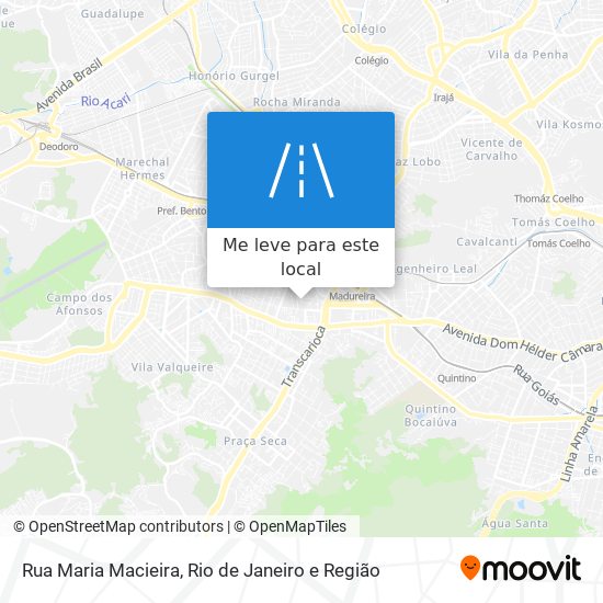 Rua Maria Macieira mapa