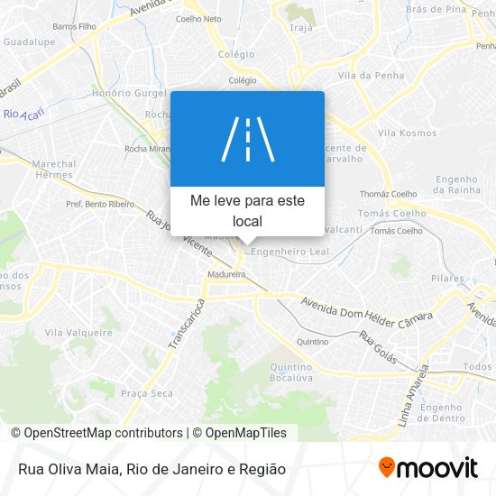 Rua Oliva Maia mapa