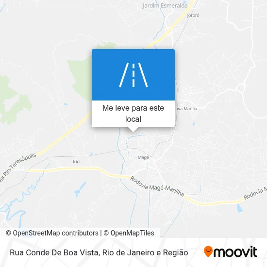 Rua Conde De Boa Vista mapa
