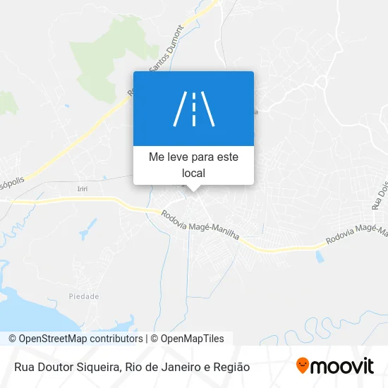Rua Doutor Siqueira mapa