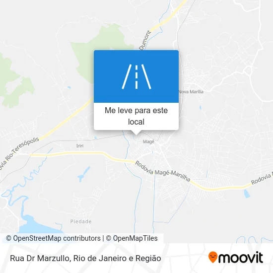 Rua Dr Marzullo mapa