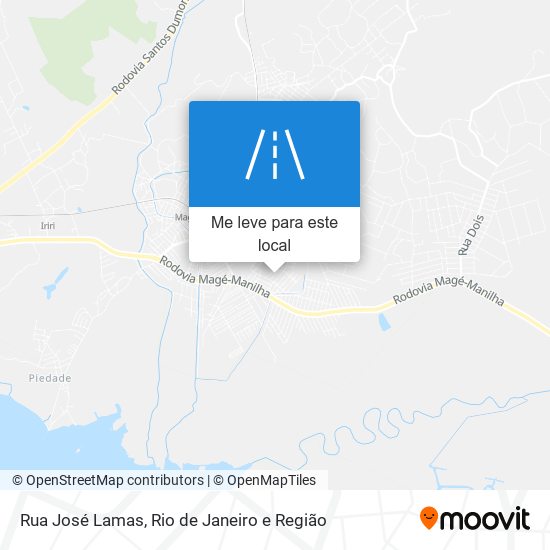 Rua José Lamas mapa