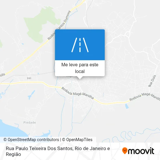 Rua Paulo Teixeira Dos Santos mapa