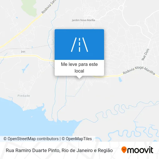 Rua Ramiro Duarte Pinto mapa