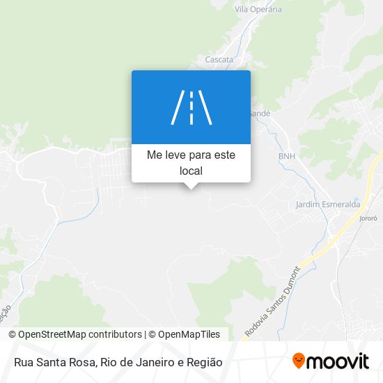 Rua Santa Rosa mapa