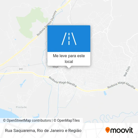 Rua Saquarema mapa