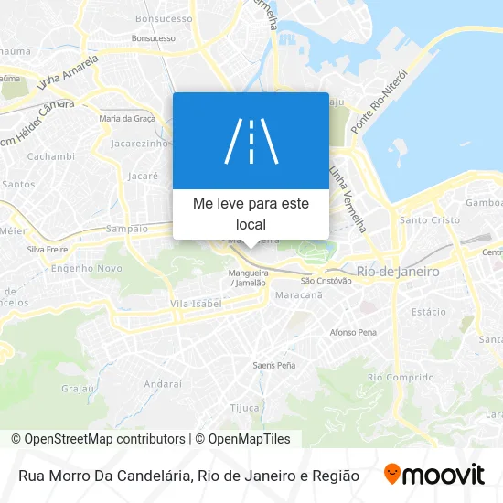 Rua Morro Da Candelária mapa