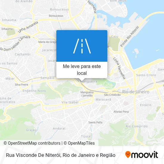 Rua Visconde De Niterói mapa