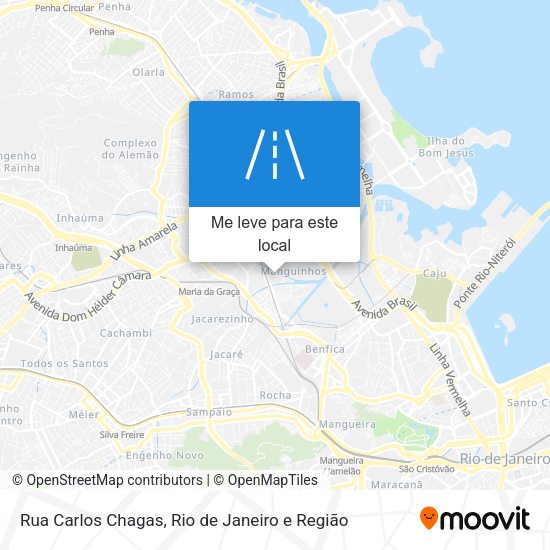 Rua Carlos Chagas mapa