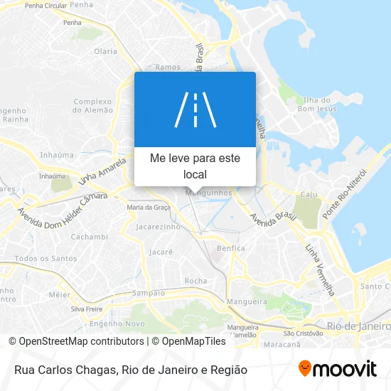 Rua Carlos Chagas mapa