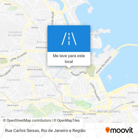 Rua Carlos Seixas mapa
