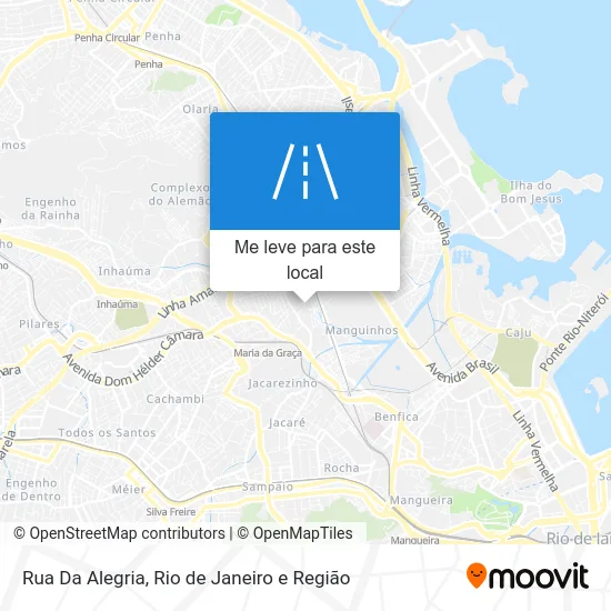 Rua Da Alegria mapa