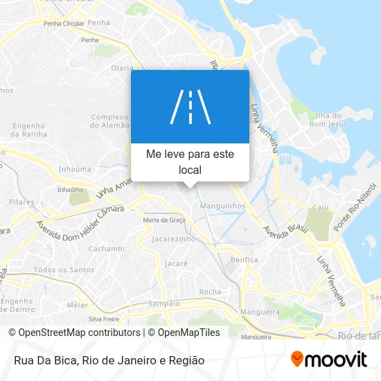 Rua Da Bica mapa