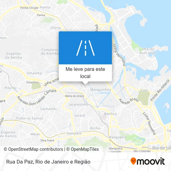 Rua Da Paz mapa