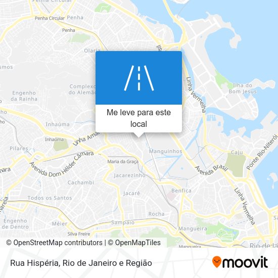 Rua Hispéria mapa