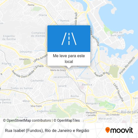 Rua Isabel (Fundos) mapa