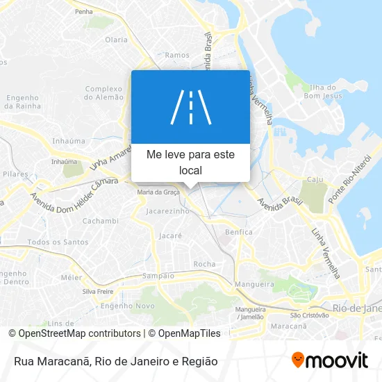 Rua Maracanã mapa