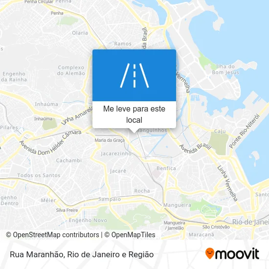 Rua Maranhão mapa