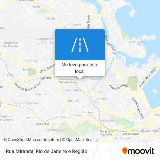 Rua Miranda mapa