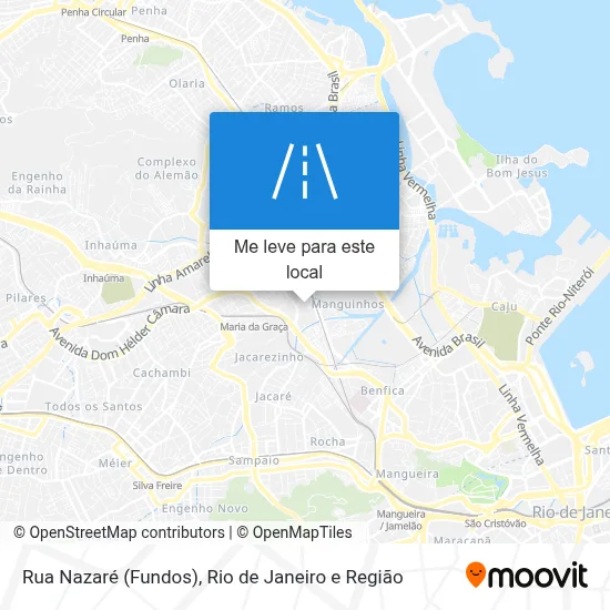 Rua Nazaré (Fundos) mapa
