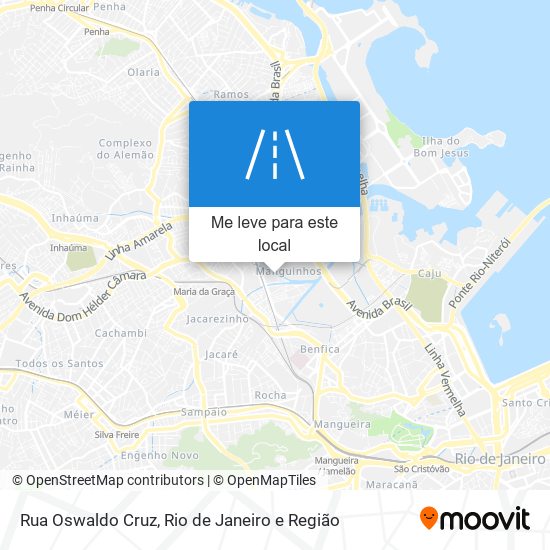 Rua Oswaldo Cruz mapa