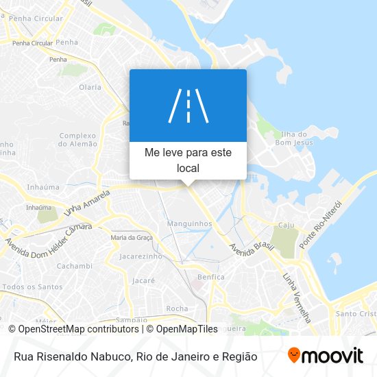 Rua Risenaldo Nabuco mapa