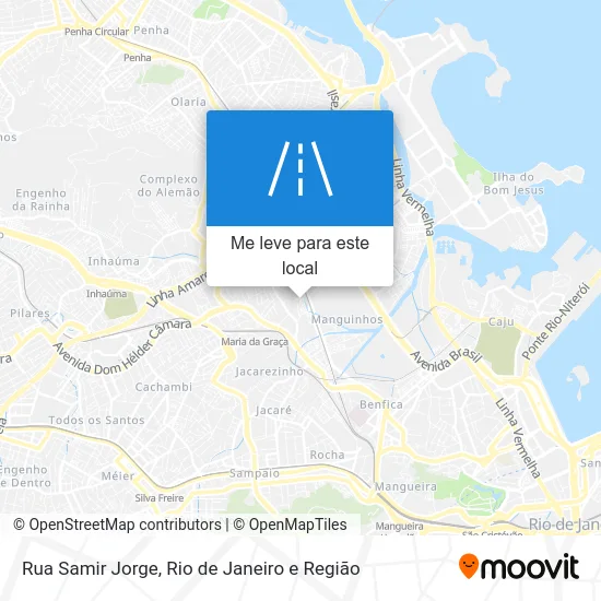 Rua Samir Jorge mapa