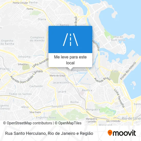 Rua Santo Herculano mapa