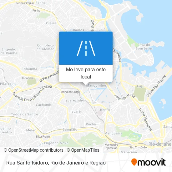 Rua Santo Isidoro mapa