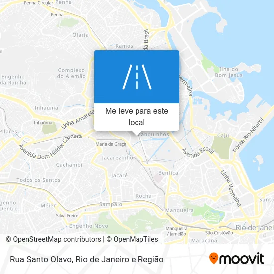Rua Santo Olavo mapa