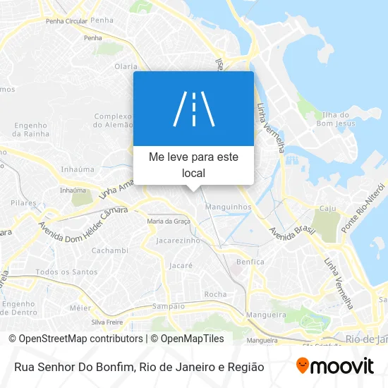 Rua Senhor Do Bonfim mapa
