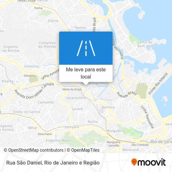 Rua São Daniel mapa