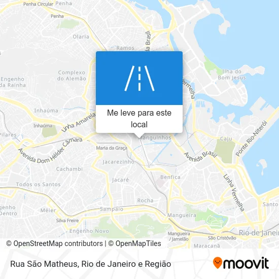 Rua São Matheus mapa