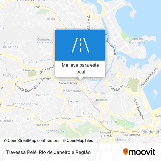 Travessa Pelé mapa