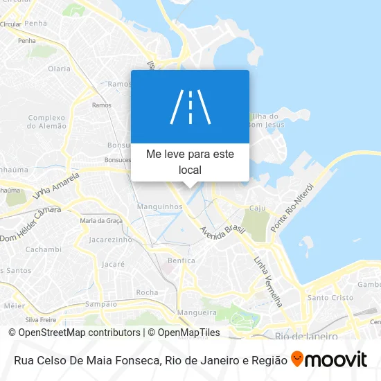Rua Celso De Maia Fonseca mapa