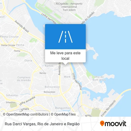Rua Darci Vargas mapa