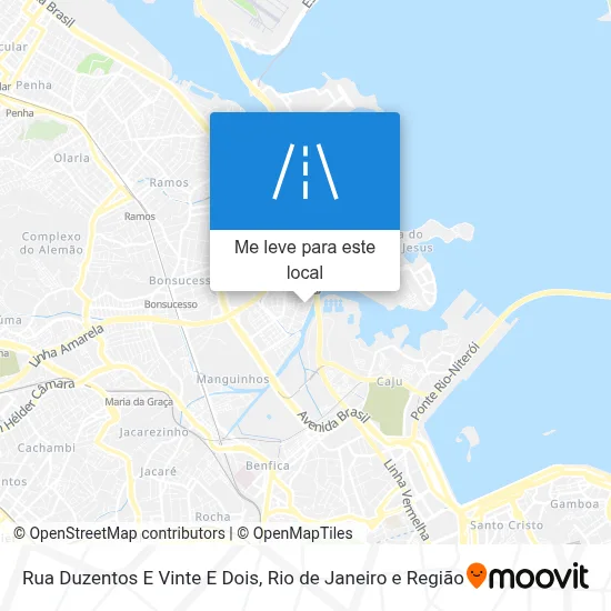 Rua Duzentos E Vinte E Dois mapa