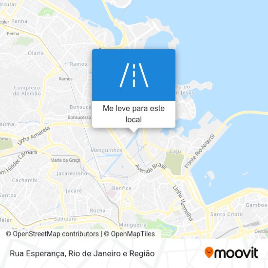 Rua Esperança mapa