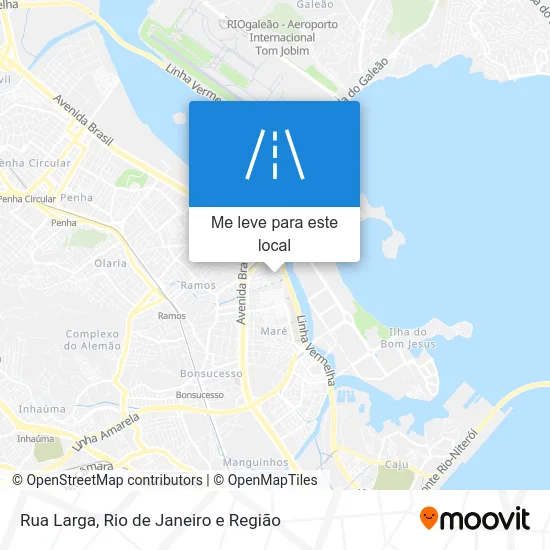 Rua Larga mapa