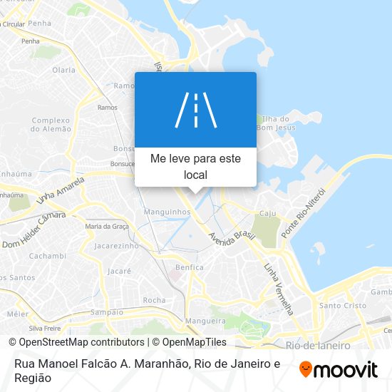 Rua Manoel Falcão A. Maranhão mapa