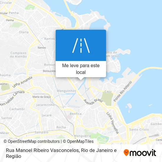 Rua Manoel Ribeiro Vasconcelos mapa