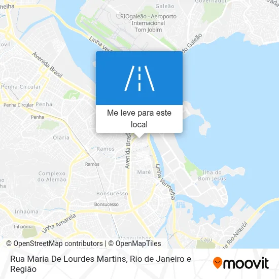 Rua Maria De Lourdes Martins mapa