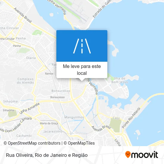 Rua Oliveira mapa
